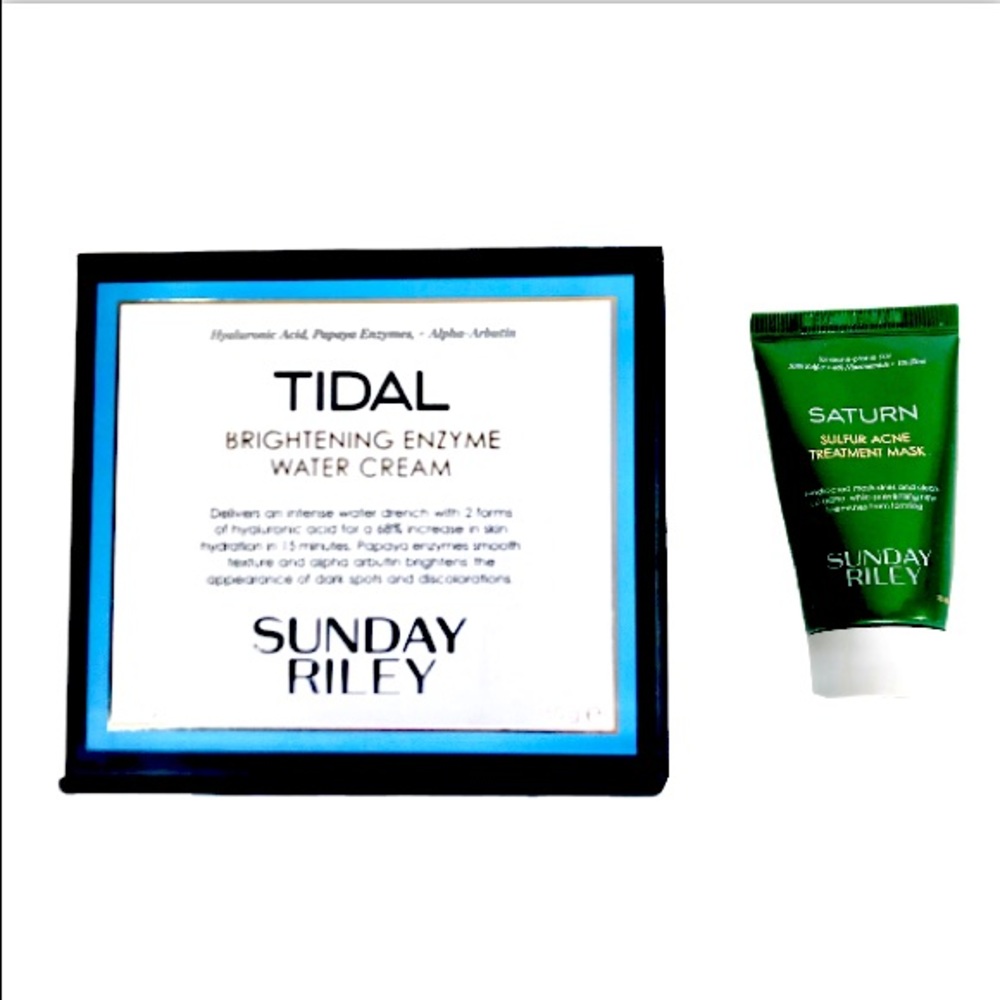 Sunday Riley Duo/Lot Tidal Cream/Saturn Acne Mask